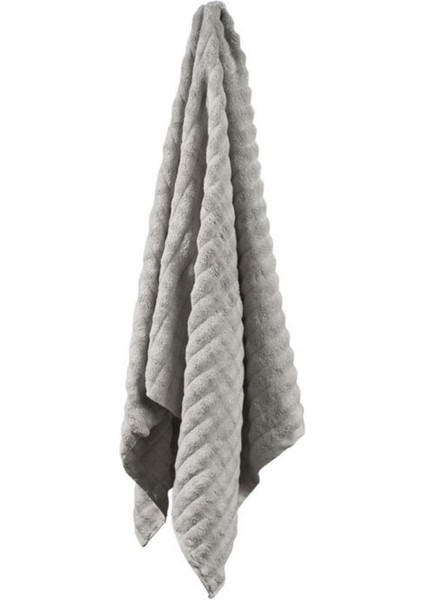 Inu Banyo Havlusu Yumuşak Gri Pamuk 70 x 140 cm