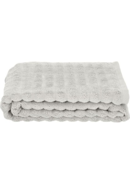 Inu Banyo Havlusu Yumuşak Gri Pamuk 70 x 140 cm