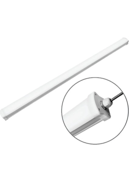 40W Pc Etanj Armatür 120 cm 6500K