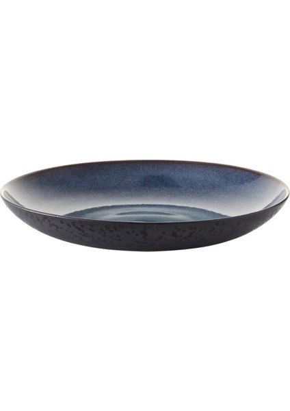 Gastro Seramik Yemek Tabağı Siyah/koyu Mavi Çap:40 cm