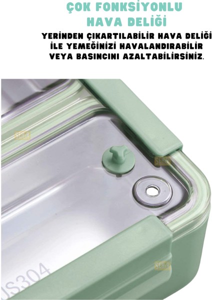 Bento 1100ML Lunchbox Yeni Koleksiyon Tek Katlı 2 Bölmeli Paslanmaz Çelik Sefer Tası Yemek Kutusu modelleri