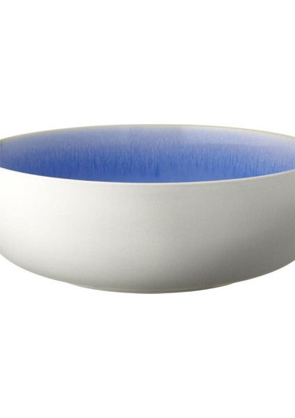 North Seramik Salata Kasesi Mat Beyaz/parlak Nehir Çap: 25 cm fırsatları