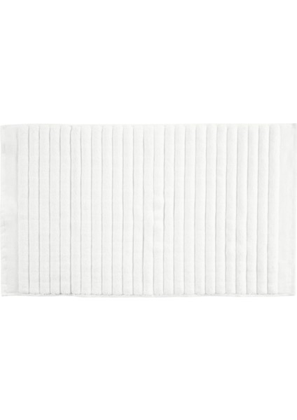 Inu Banyo Paspası Beyaz Pamuk 50 x 80 cm