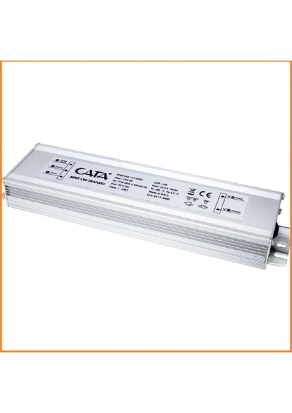 Ct-2592 12,5 Amper Adaptör 150W IP64 Dış Mekan Şerit Led Trafosu Slim