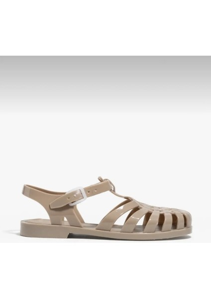 Kadın Sandalet Vizon Renk Kemer Detaylı Hafif Ve Şık Tasarım modelleri