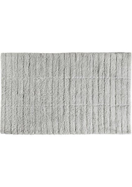 Fayans Banyo Paspası Yumuşak Gri Pamuk 50 x 80 cm