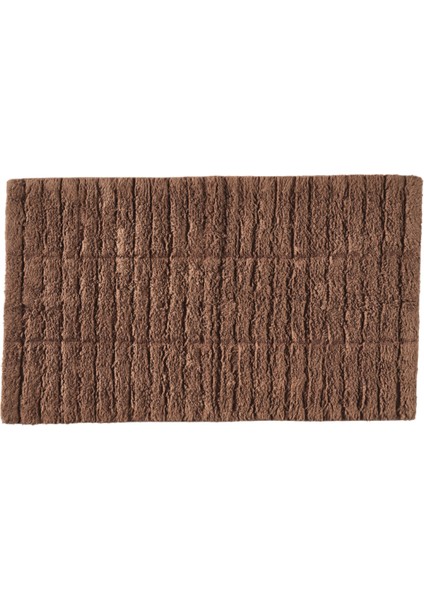 Fayans Banyo Paspası Terracotta Rengi Pamuk 50 x 80 cm