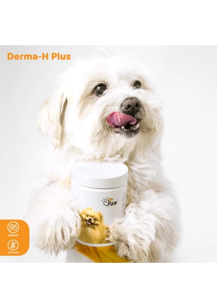 - Derma H Plus: Küçük Irk Köpekler İçin Glütensiz ve Şekersiz Çiğnenebilir Tablet (90 gr)