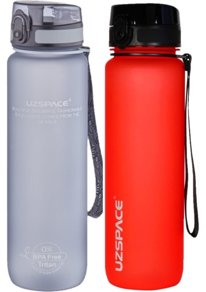 2li Set 1000ML 1litre Tritan Su Matarası