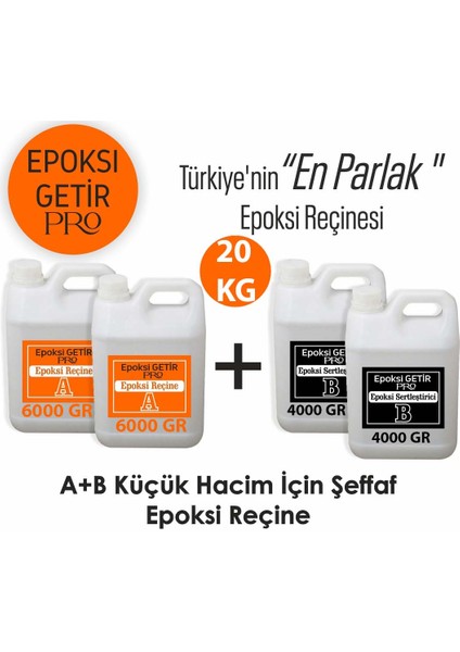 Epoksi Ultra Şeffaf Baloncuksuz 20 kg Epoxy Resin Art