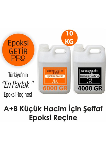 Epoksi Ultra Şeffaf Baloncuksuz 10 kg Epoxy Resin Art