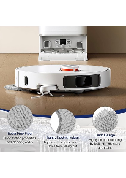 Dreame L10S Ultra / L10 Ultra / L20 Ultra / L10S Pro Ultra Heat / X40 Ultra X10+ / X20+ Elektrikli Süpürge Parçası Için Mop Pedleri (Yurt Dışından) fiyatları