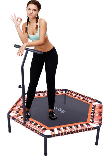 135 cm ''(54 Inç) Tutunmalı Step Trambolini