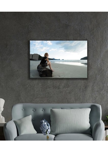 Kadınlar Sahil ve Huzur Cam Tablo fiyatları
