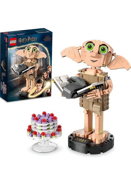 ® Harry Potter™ Ev Cini Dobby 76421 - 8 Yaş ve Üzeri Çocuklar Için Koleksiyonluk Yaratıcı Oyuncak Yapım Seti (403 Parça) (Yurt Dışından)