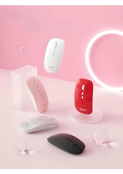 OMR050 Siyah Kablosuz Sessiz Tuşlu Mouse 1000-1200-1600 Dpı