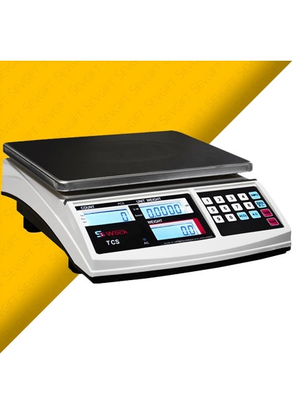 Swock Tcs-A Hassas Sayıcı Terazi (15KG / 0.2gr)