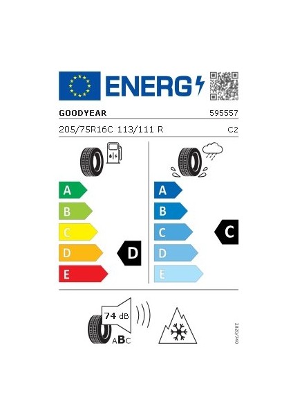 205/75R16 C 113/111R Eag Sp 4s Cargo