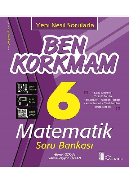 6.Sınıf Ben Korkmam Matematik Soru Bankası