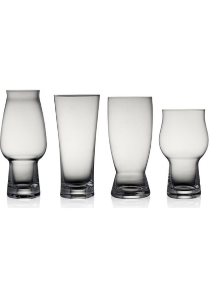 Kristal Bira Bardağı 4 Adet 19,5 cm