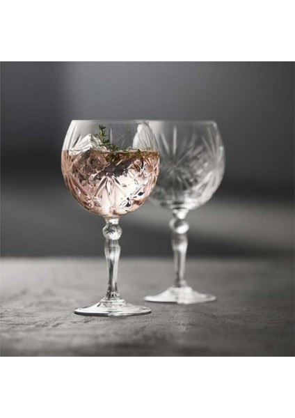 Melodia Kristal Cin Tonik Bardağı 4 Adet 65 cl
