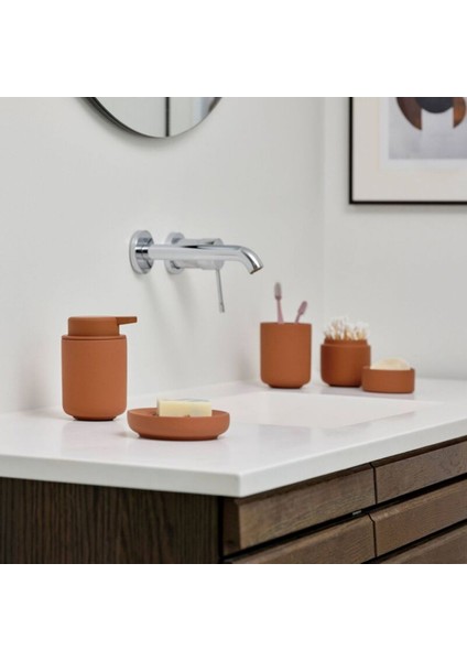 Zone Denmark Ume Diş Fırçası Kupası Terracotta Renk 10,3 cm - Çap:8,3 cm indirimleri