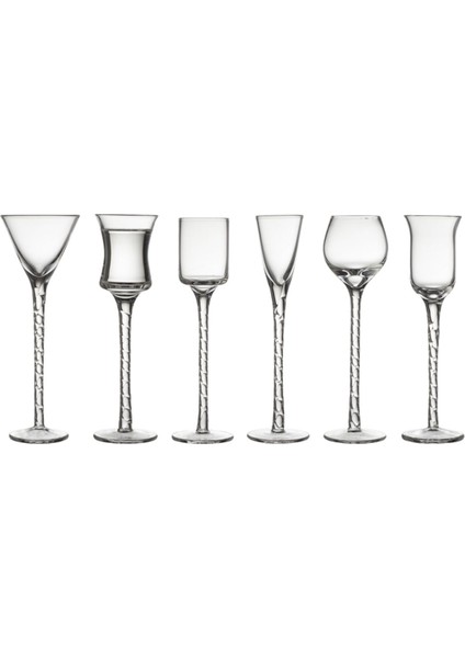Rum Şeffaf Schnapps Bardağı 6 Adet 18 cm