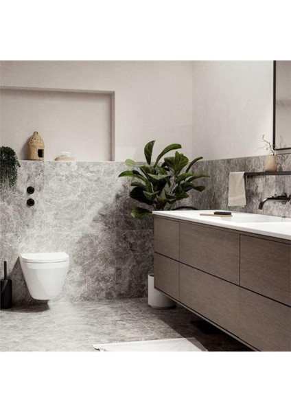 Zone Denmark Rim Duvara Monte Dikdörtgen Banyo Rafı Siyah 44 x 11 cm modelleri