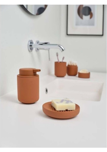 Zone Denmark Ume Katı Sabunluk Terracotta Renk Çap:12 cm modelleri