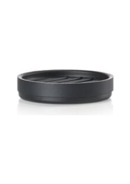 Zone Denmark Rim Yuvarlak Katı Sabunluk Siyah Çap 10,8 cm fiyatları