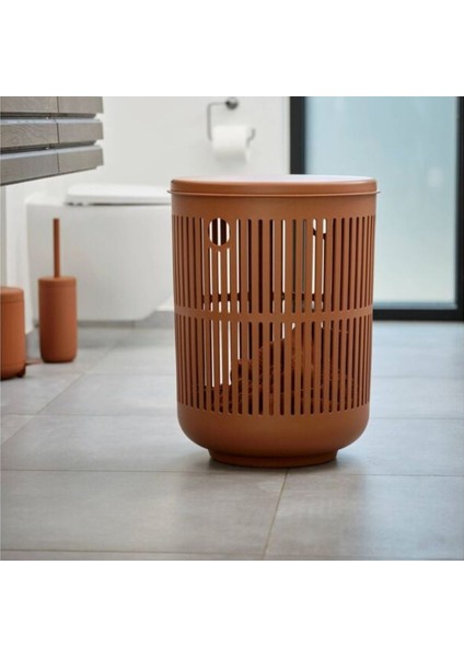 Zone Denmark Ume Çamaşır Sepeti 60 L Terracotta Renk indirimleri
