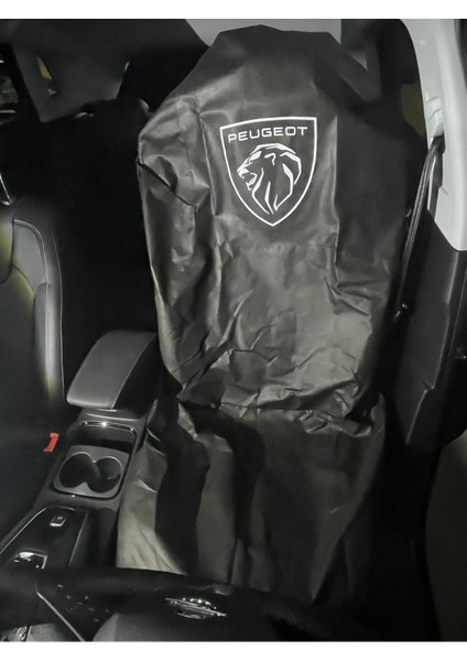 Baskılı Koltuk Kılıfı Peugeot Bez Servis Koruma Kılıf 2 Adet