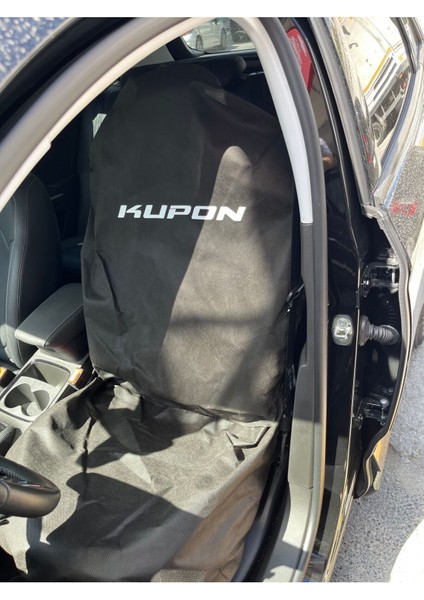 Oto Koltuk Kılıfı Servis Koruma Kılıf 2 Adet Kupon Baskılı