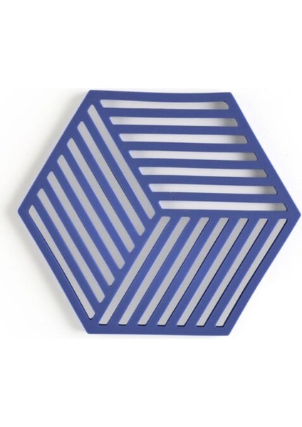 Üçgenler Sehpa Altı Çivit Mavisi 16 x 14 x 0.9 cm