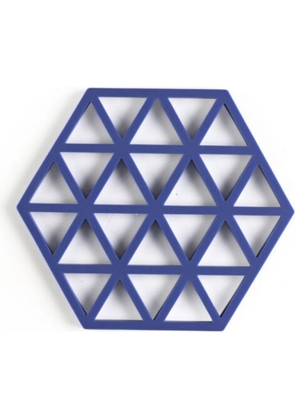 Üçgenler Sehpa Altı Çivit Mavisi 16 x 14 x 0.9 cm
