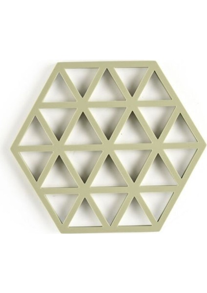 Üçgenler Sehpa Altı Matcha Yeşili 16 x 14 x 0.9 cm