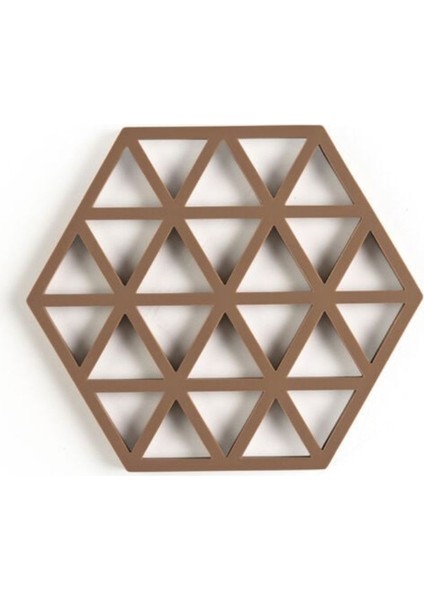 Üçgenler Sehpa Altı Badem Renk 16 x 14 x 0.9 cm