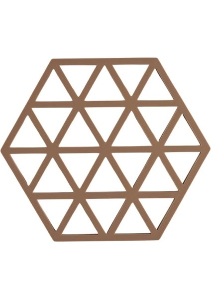 Üçgenler Sehpa Altı Badem Renk 16 x 14 x 0.9 cm
