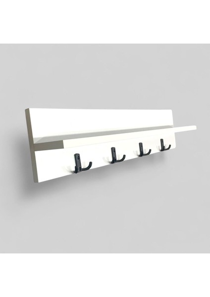 Portmanto Duvar Askılığı Elbise Askılığı 80 cm (Beyaz) fiyatları