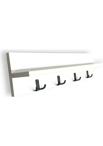 Portmanto Duvar Askılığı Elbise Askılığı 80 cm (Beyaz) modelleri