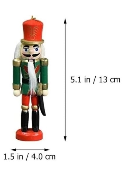 Kurşun Asker Ahşap Dekoratif Eşya (6lı Set 13CM)