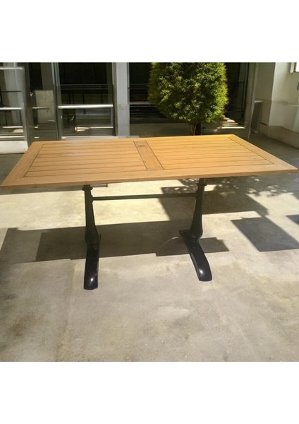 Cafe Masa Bambu Ahşap Yemek Masası 120 x 70 fiyatları