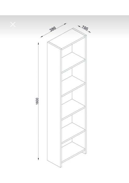6 Raflı Dekoratif Kitaplık Beyaz Kitaplık Ofis Kitaplığı Dolap Evrak Rafı Ev Rafı Kitap Rafı modelleri