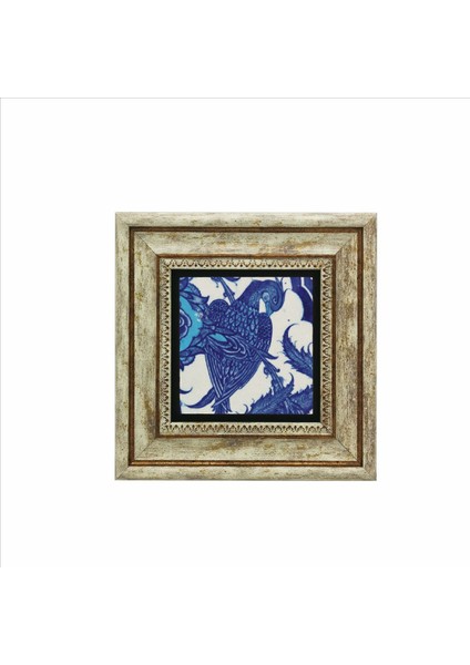 Osmanlı Sülünlü Çini-Topkapı Sarayı Baskılı Taş Tablo 20X20