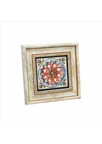 Italyan Deseni Baskılı Taş Tablo 20X20
