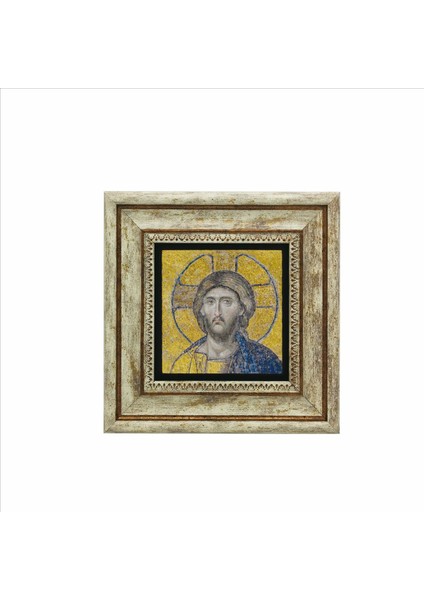 Ayasofya- Hz. Isa Mozaiği Baskılı Taş Tablo 20X20 fiyatları
