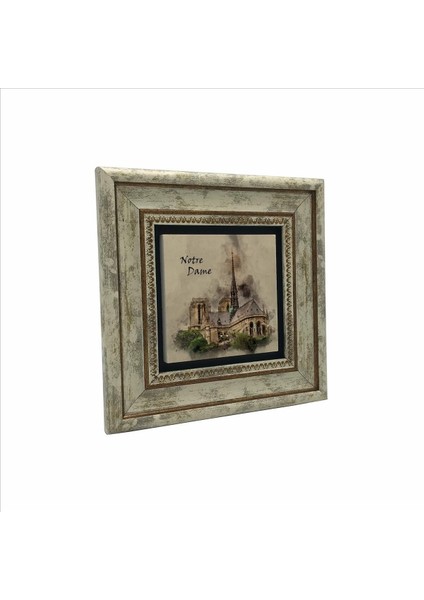 Notre Dame Baskılı Taş Tablo 20X20 fırsatları