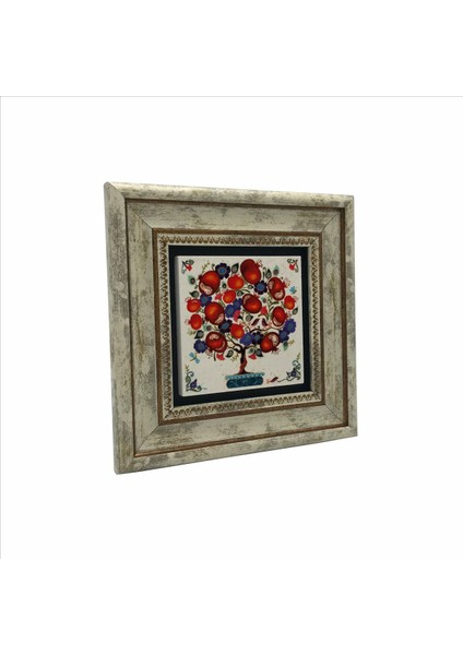 Nar Ağacı Baskılı Taş Tablo 20X20 fırsatları