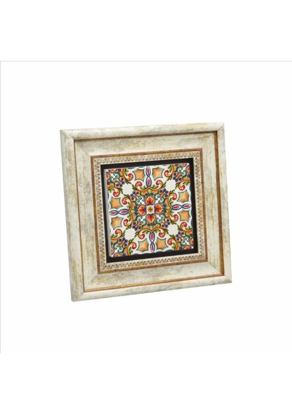 Italyan Deseni Baskılı Taş Tablo 20X20