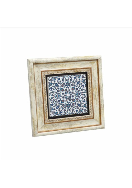 Osmanlı Çinisi Baskılı Taş Tablo 20X20